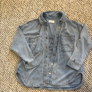 Z Supply Blue Denim looking Cardigan